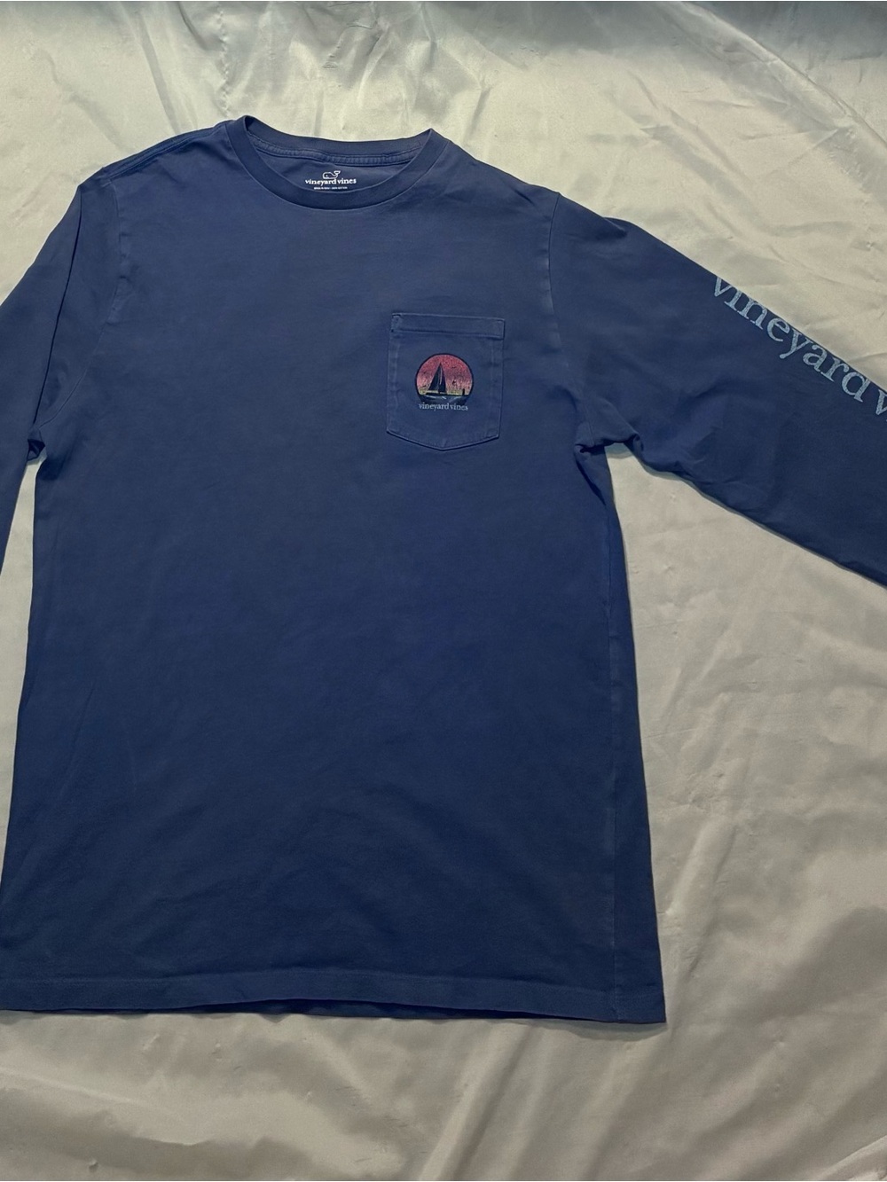 Vineyard Vines Beach Print Top